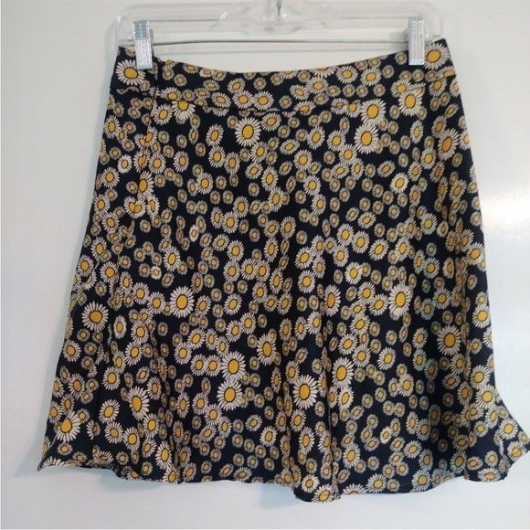 Free People Black Sunflower Phoebe Mini Skirt Sz 4 EUC - Picture 5 of 8